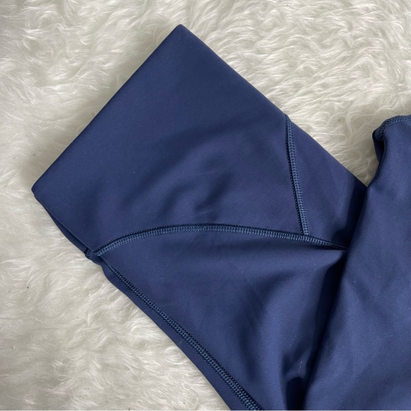 lululemon blue capri leggings cropped size 10 - Picture 6 of 9